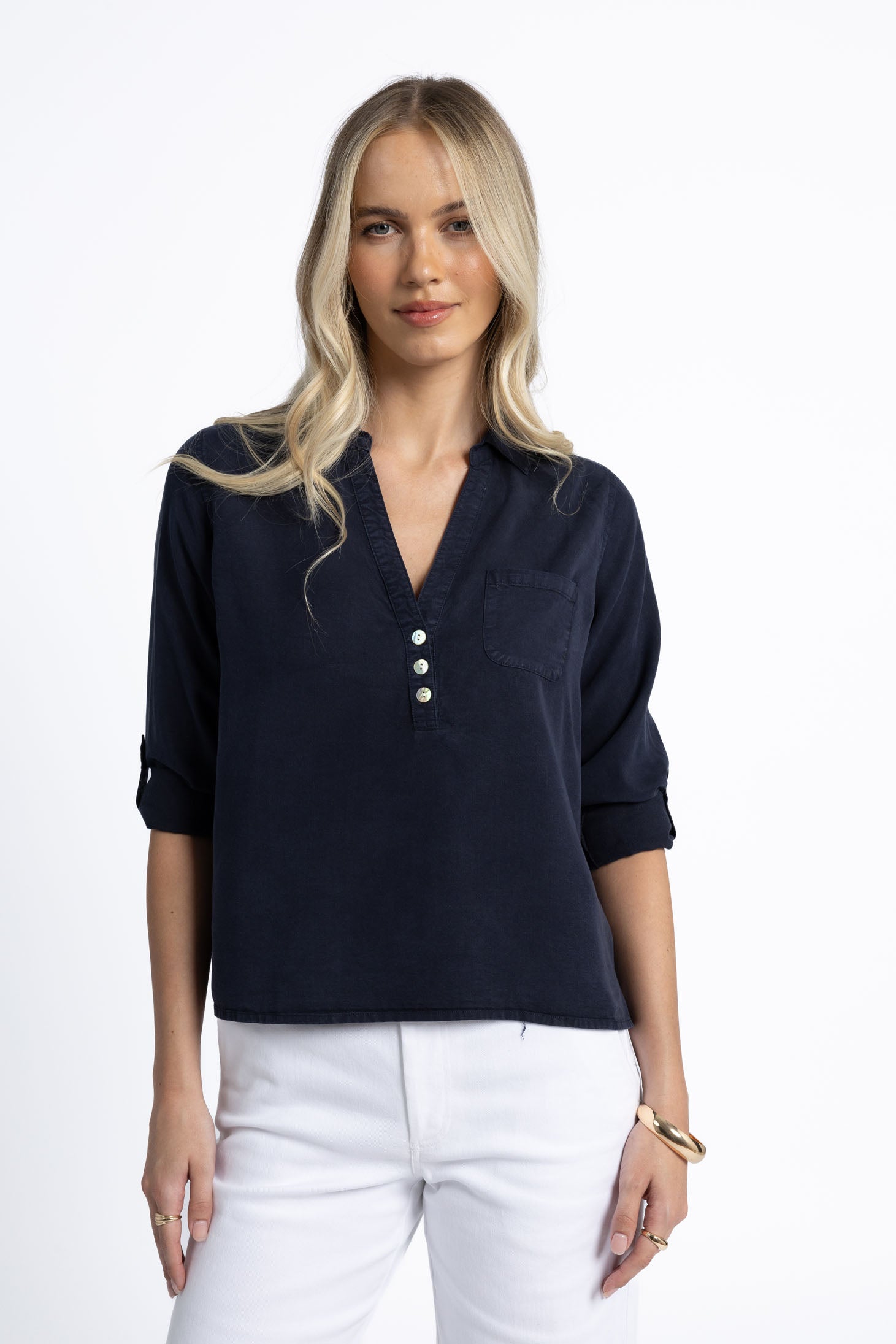 Leni Shirt - Navy