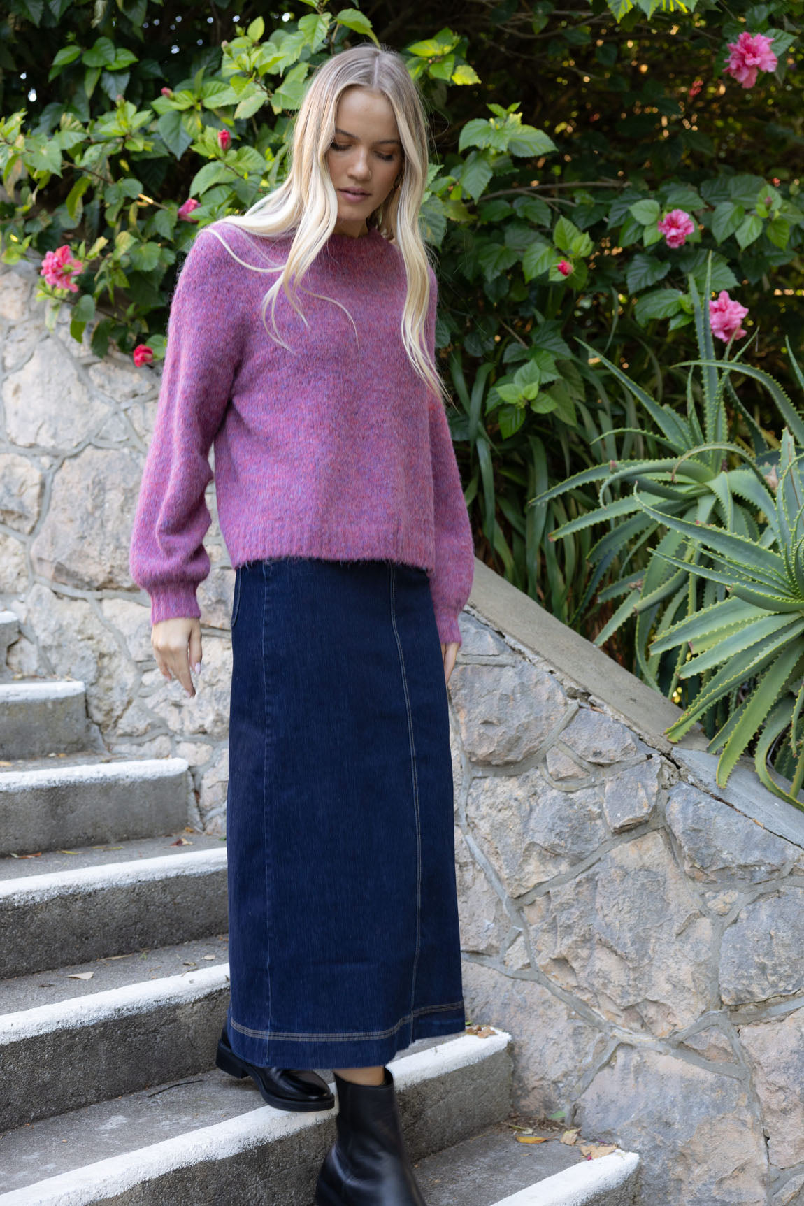 Neve Jumper - Berry