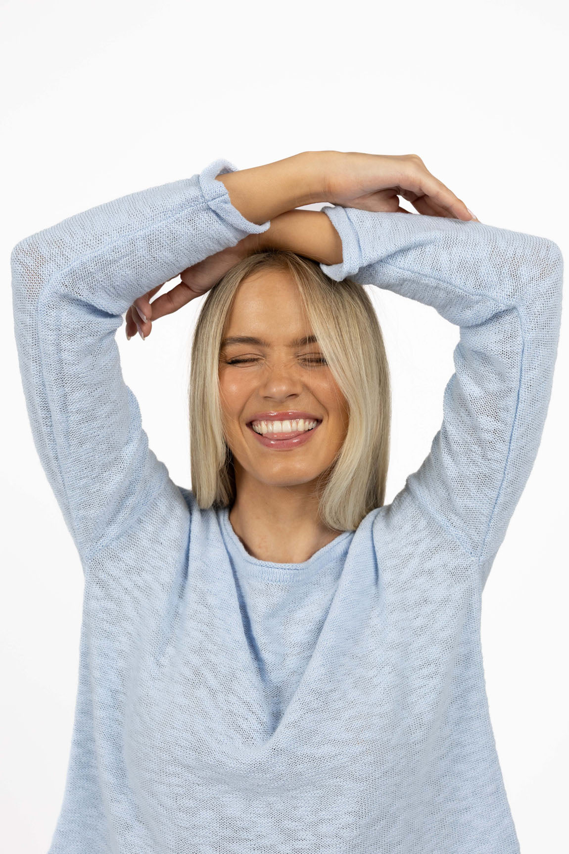 Sofia Sweater - Powder Blue