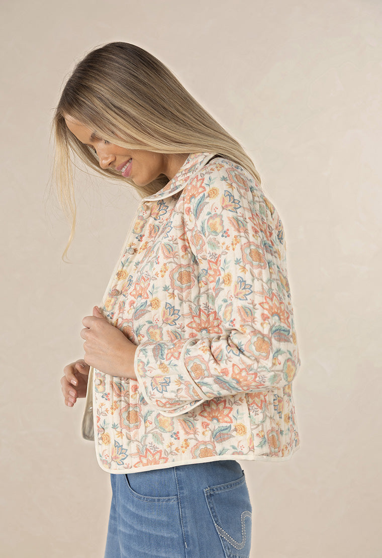 Bonnie Jacket - Blue Print