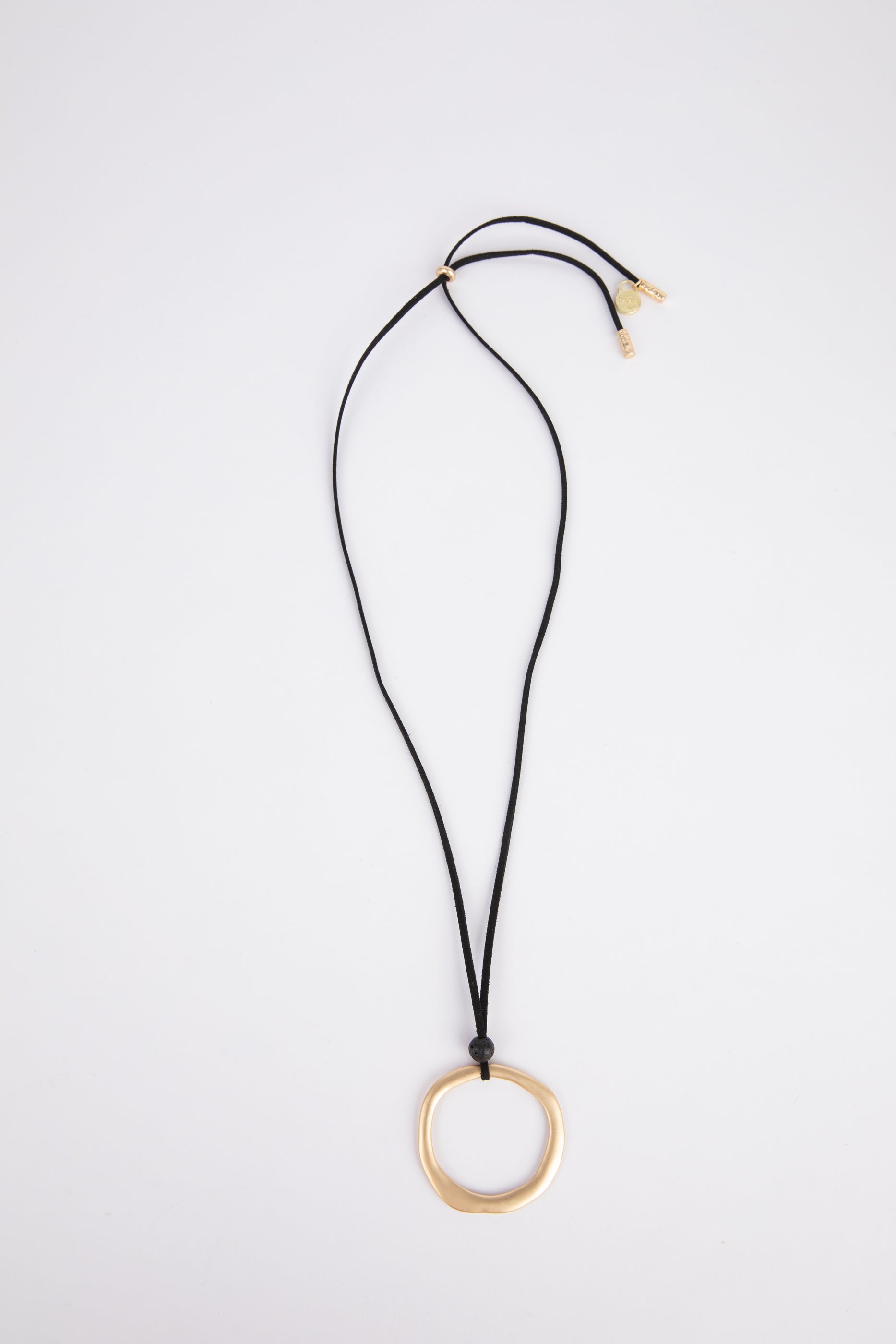 Andros Necklace - Gold + Black