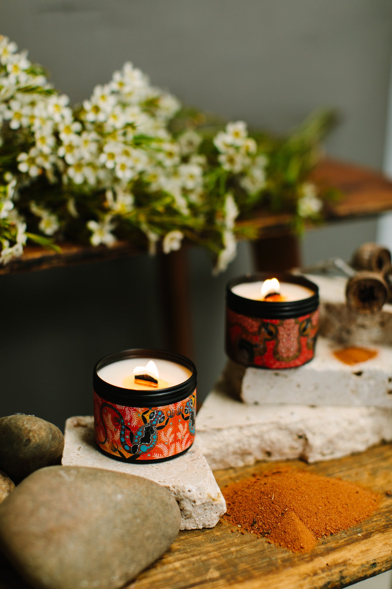 Soul Australiana Travel Candle Red Earth