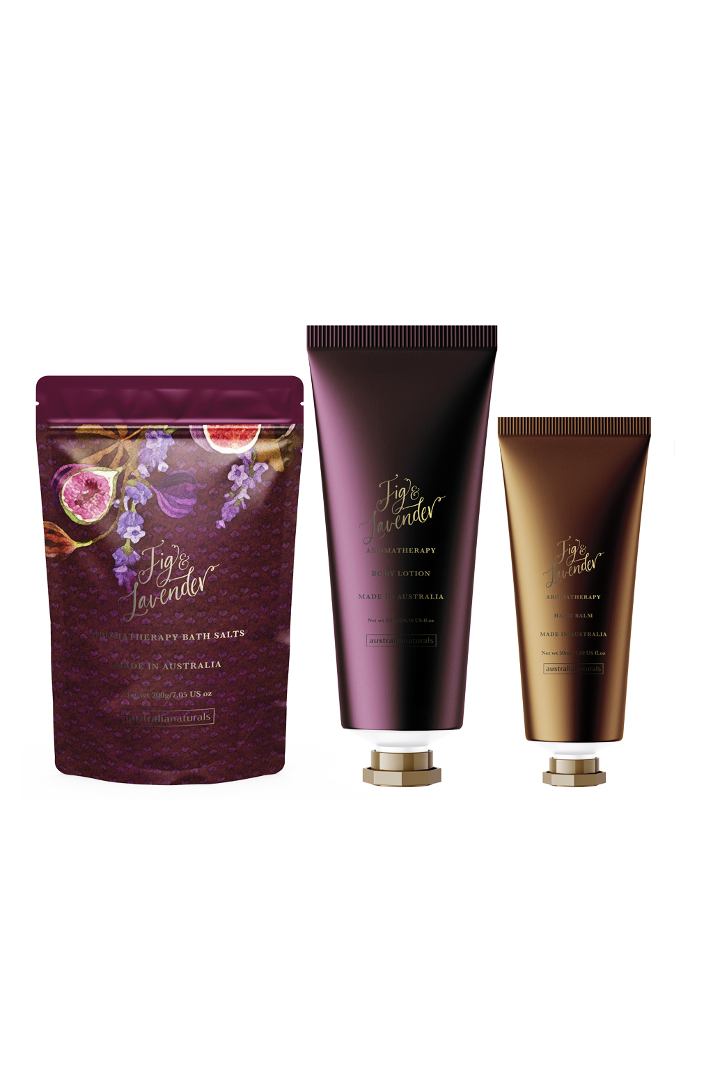 Australian Naturals Body Care Trio - Fig & Lavender