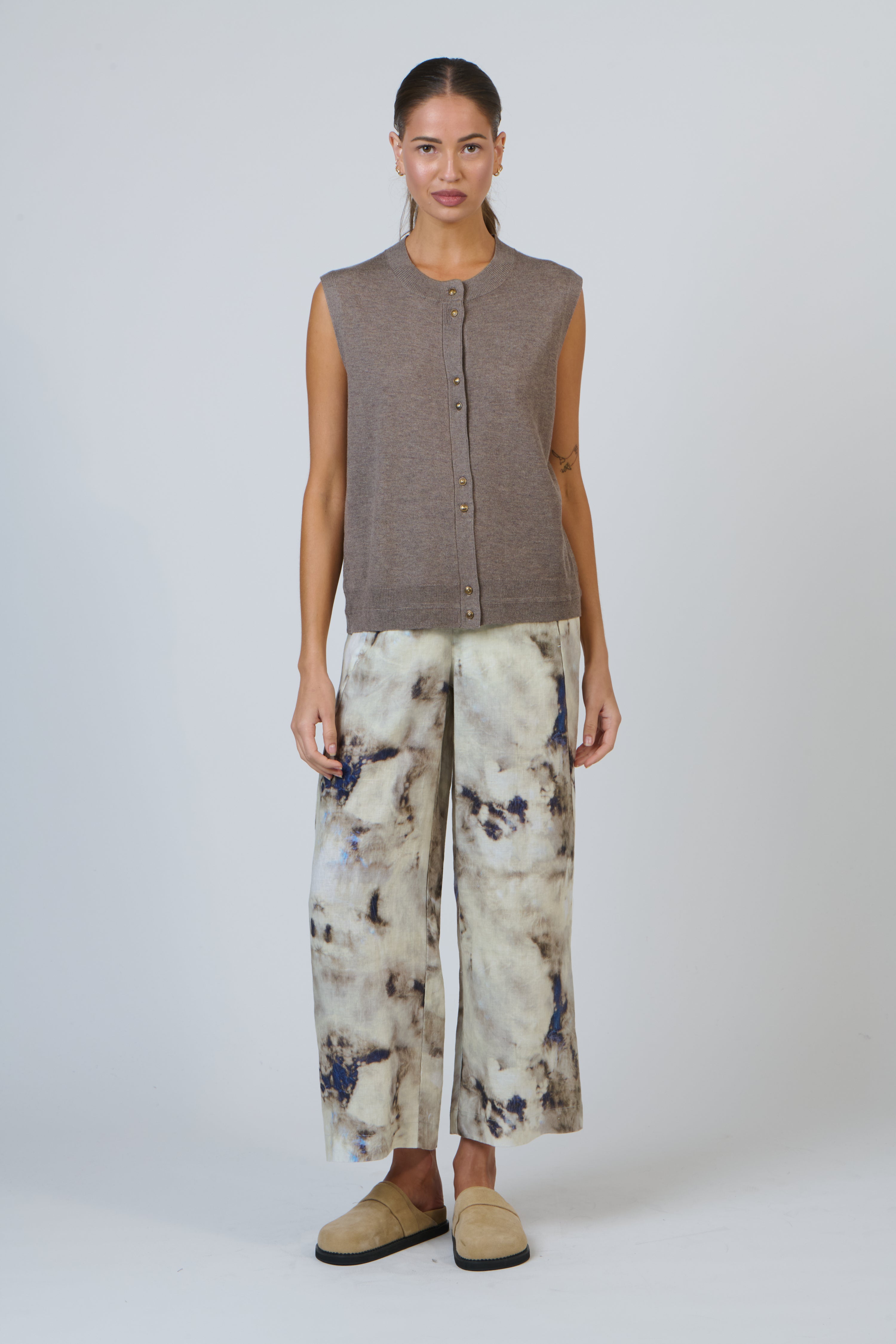 Linen Pants - Emperador