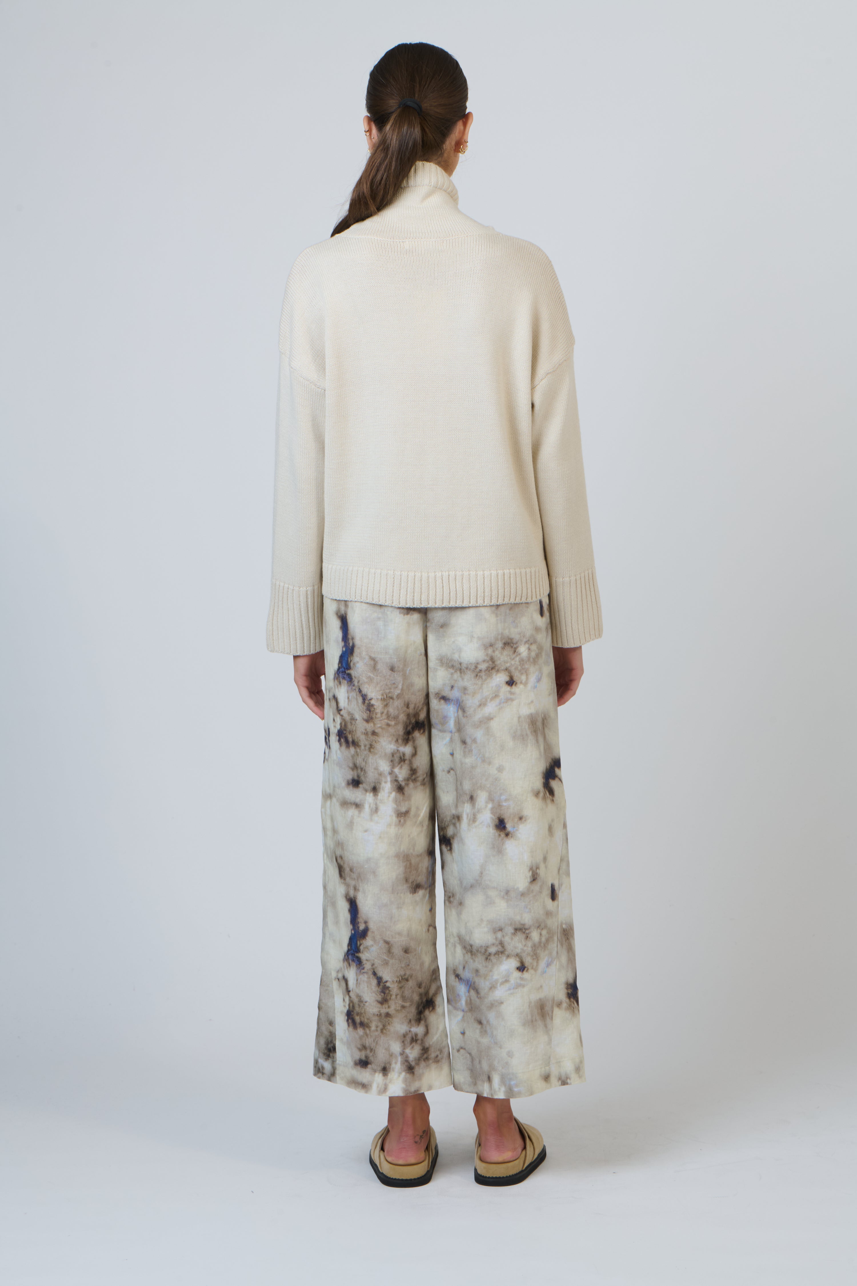 Linen Pants - Emperador