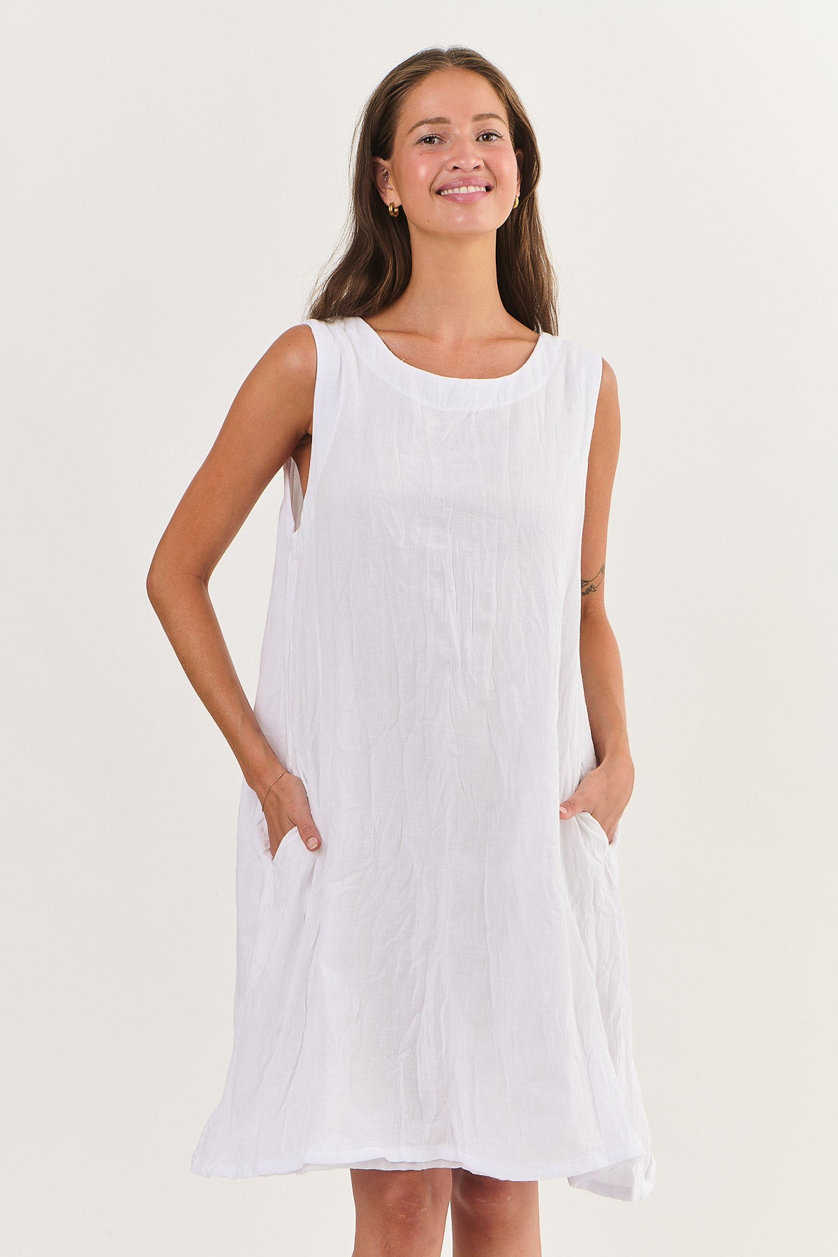 Cotton Dress White