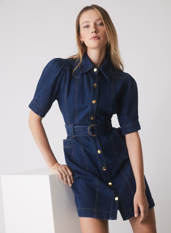 Podium Denim Dress