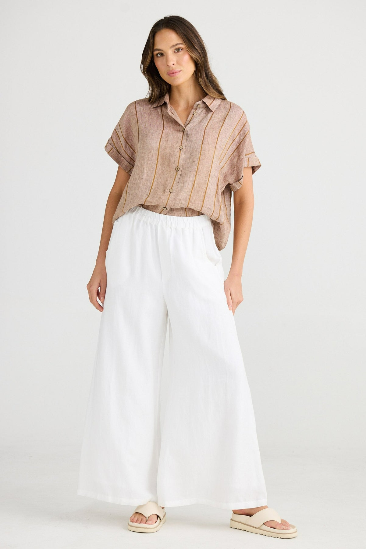 Positano Pants White