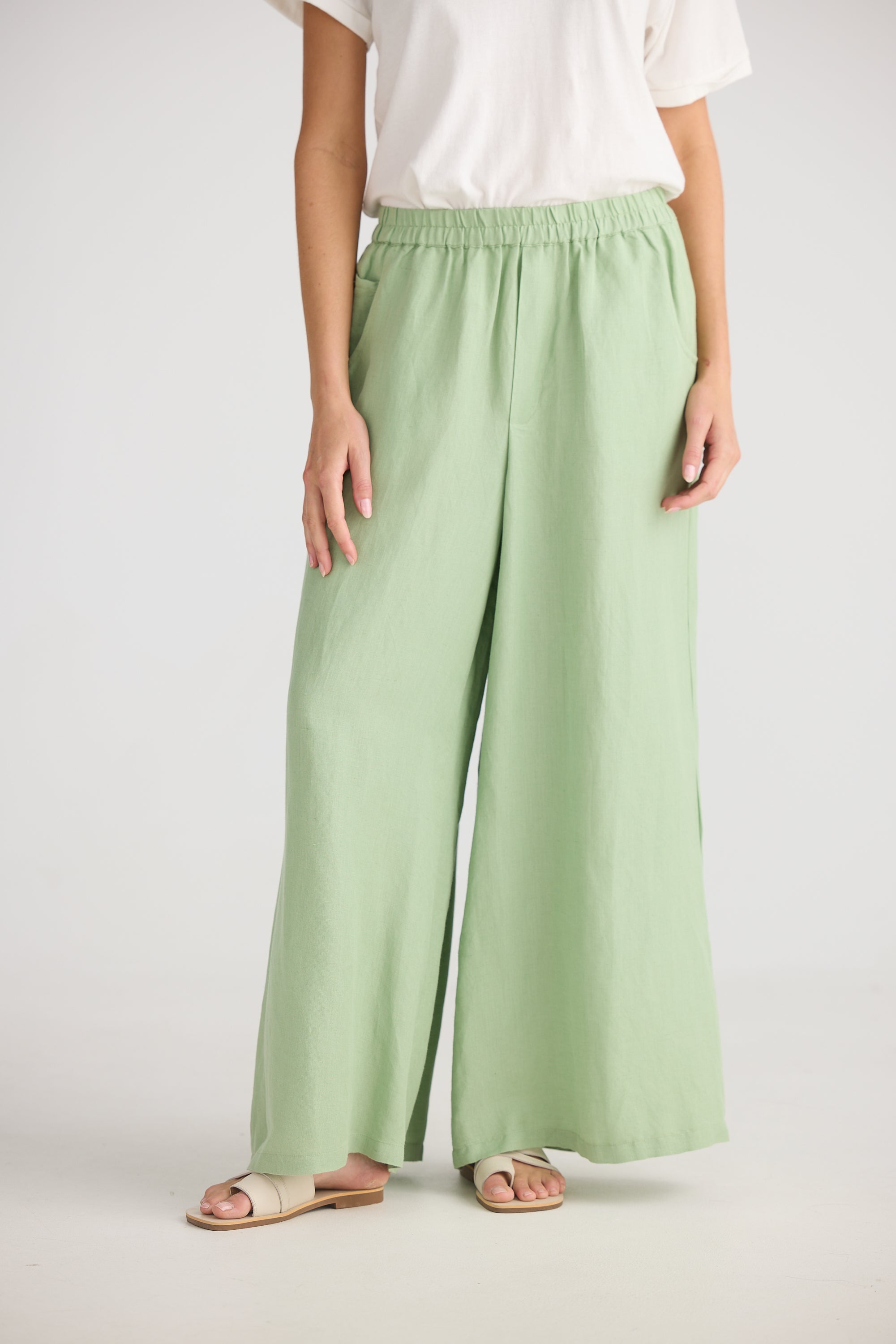 Positano Pant - Sage Green
