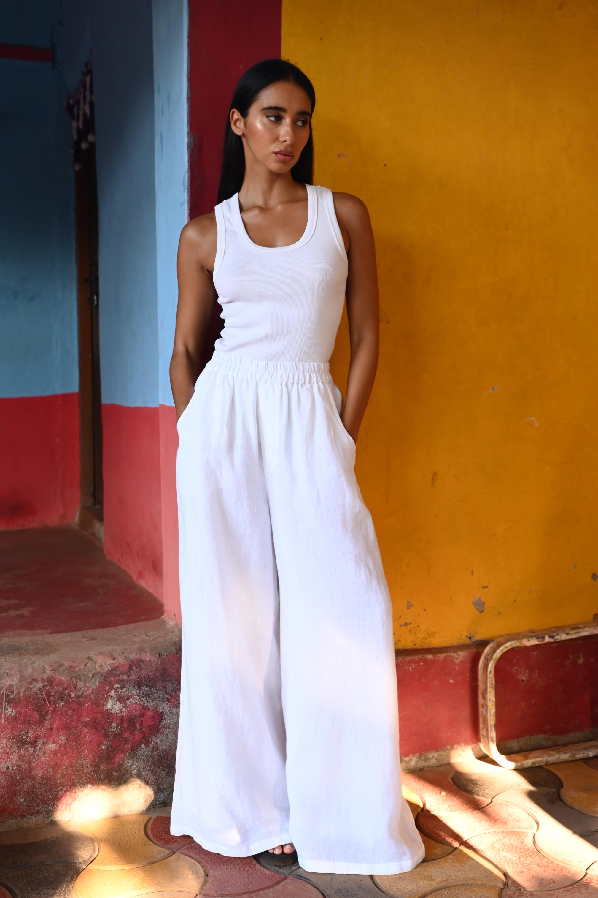 Positano Pants - White