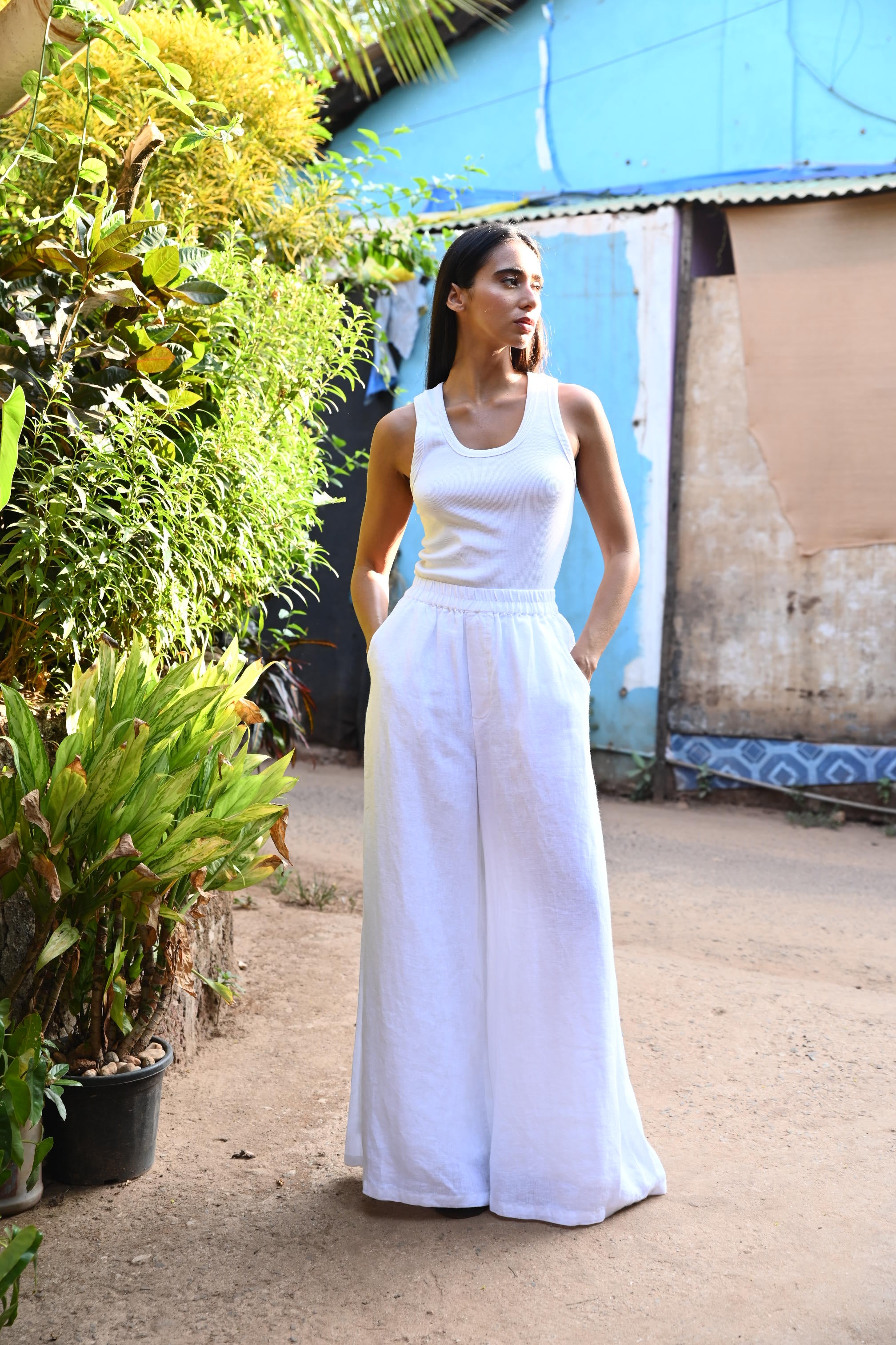 Positano Pants - White