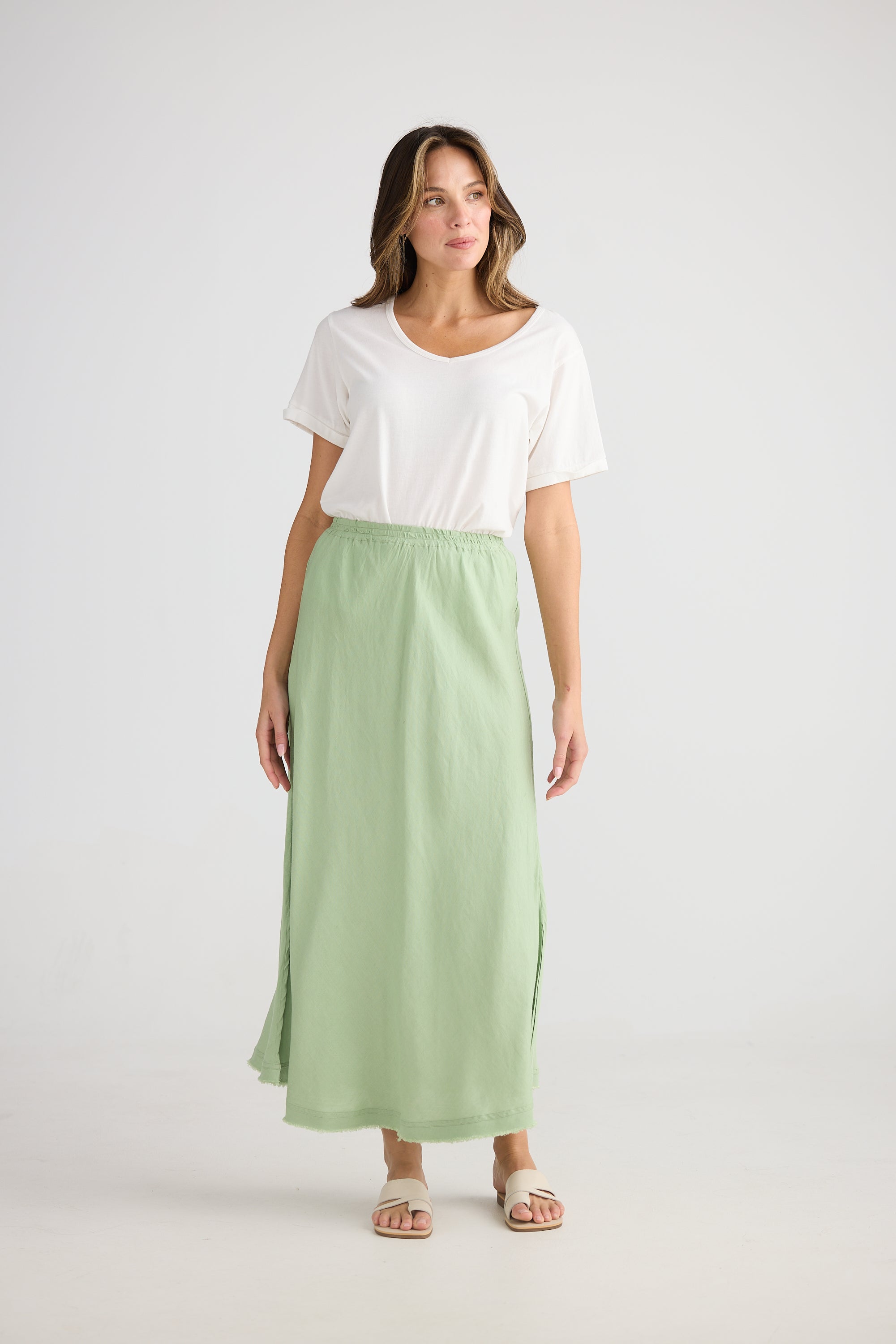 Sicily Skirt - Sage Green