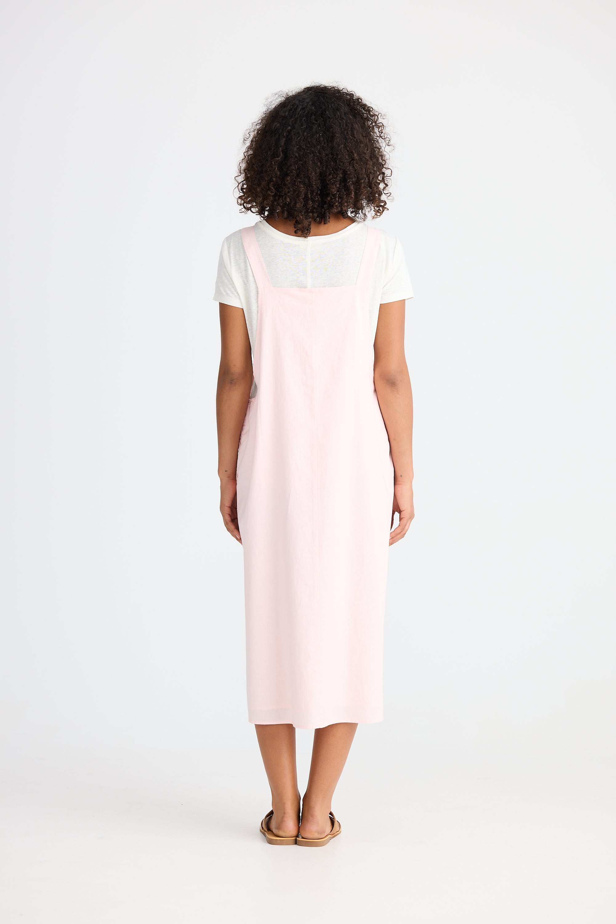 Sesame Pinafore - Pink