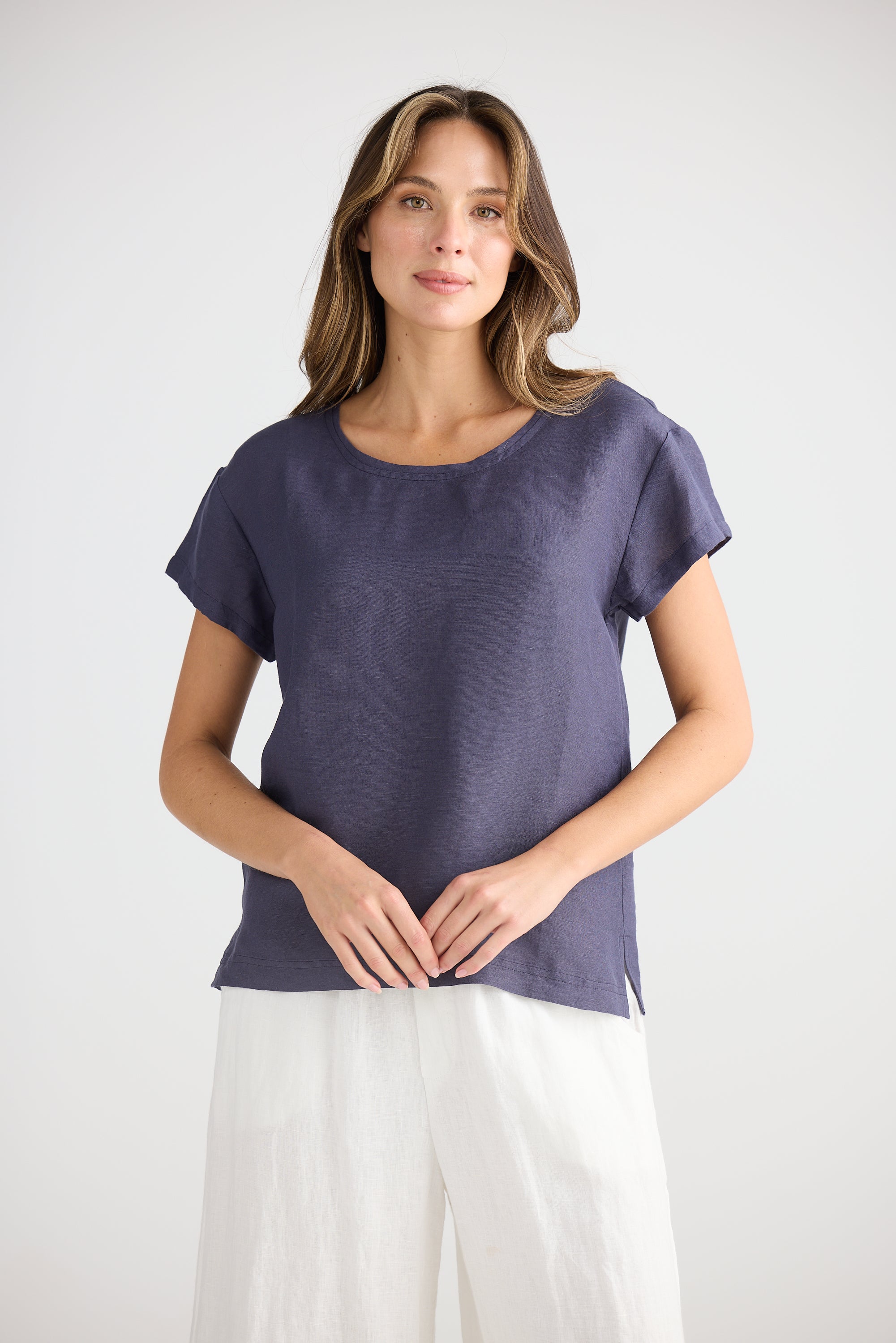 Nautica Tee - Indigo Ash