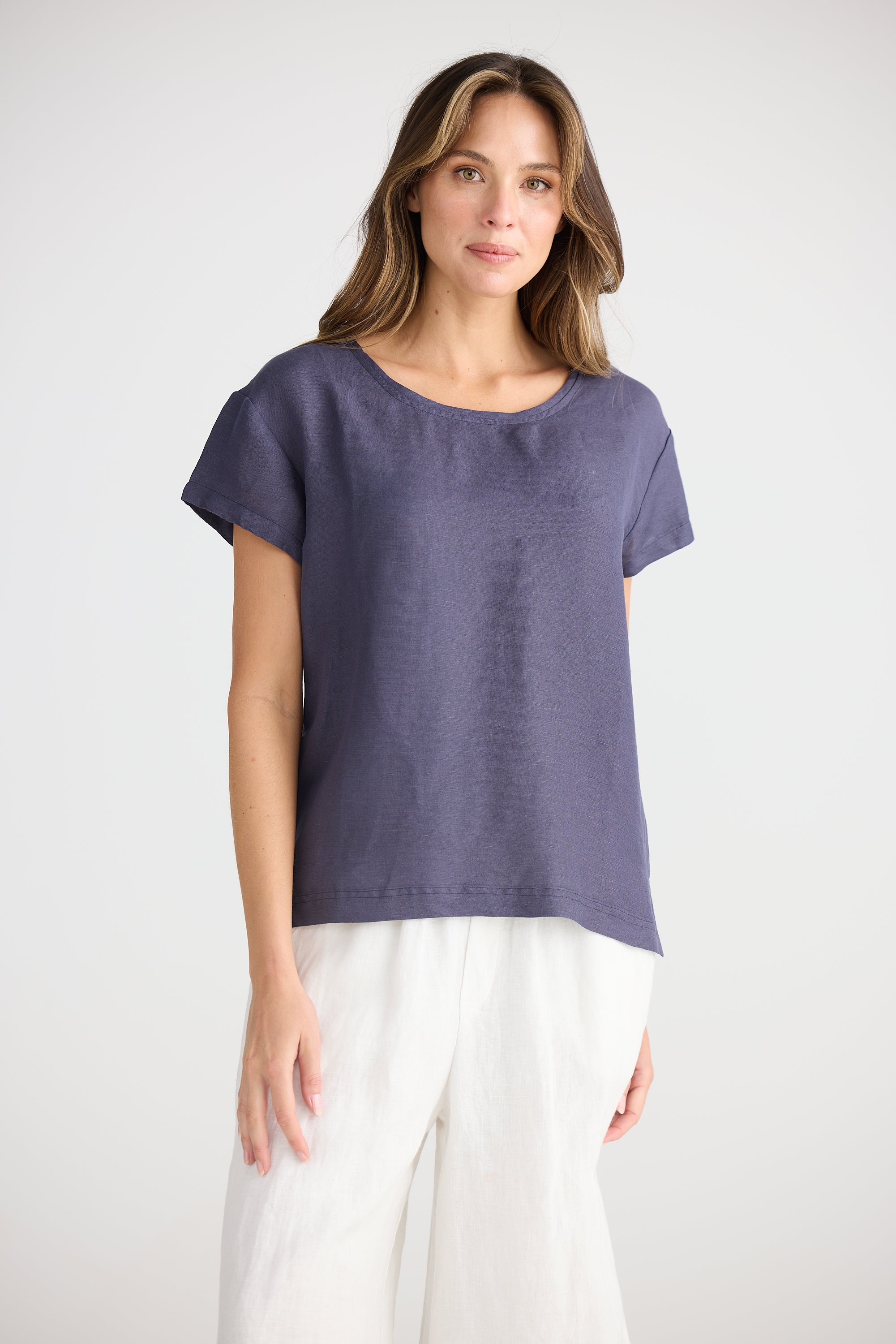 Nautica Tee - Indigo Ash