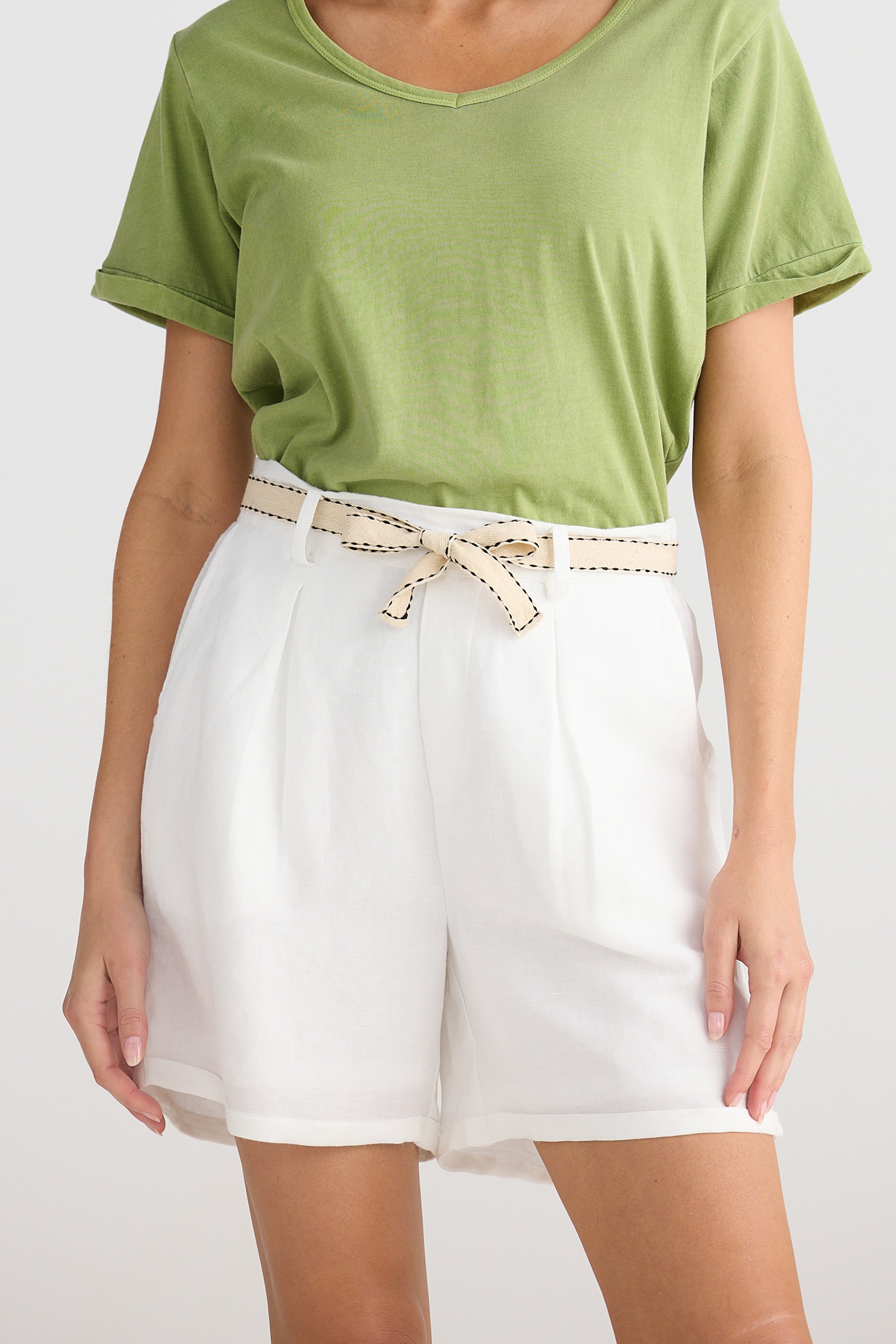 Positano Shorts - White