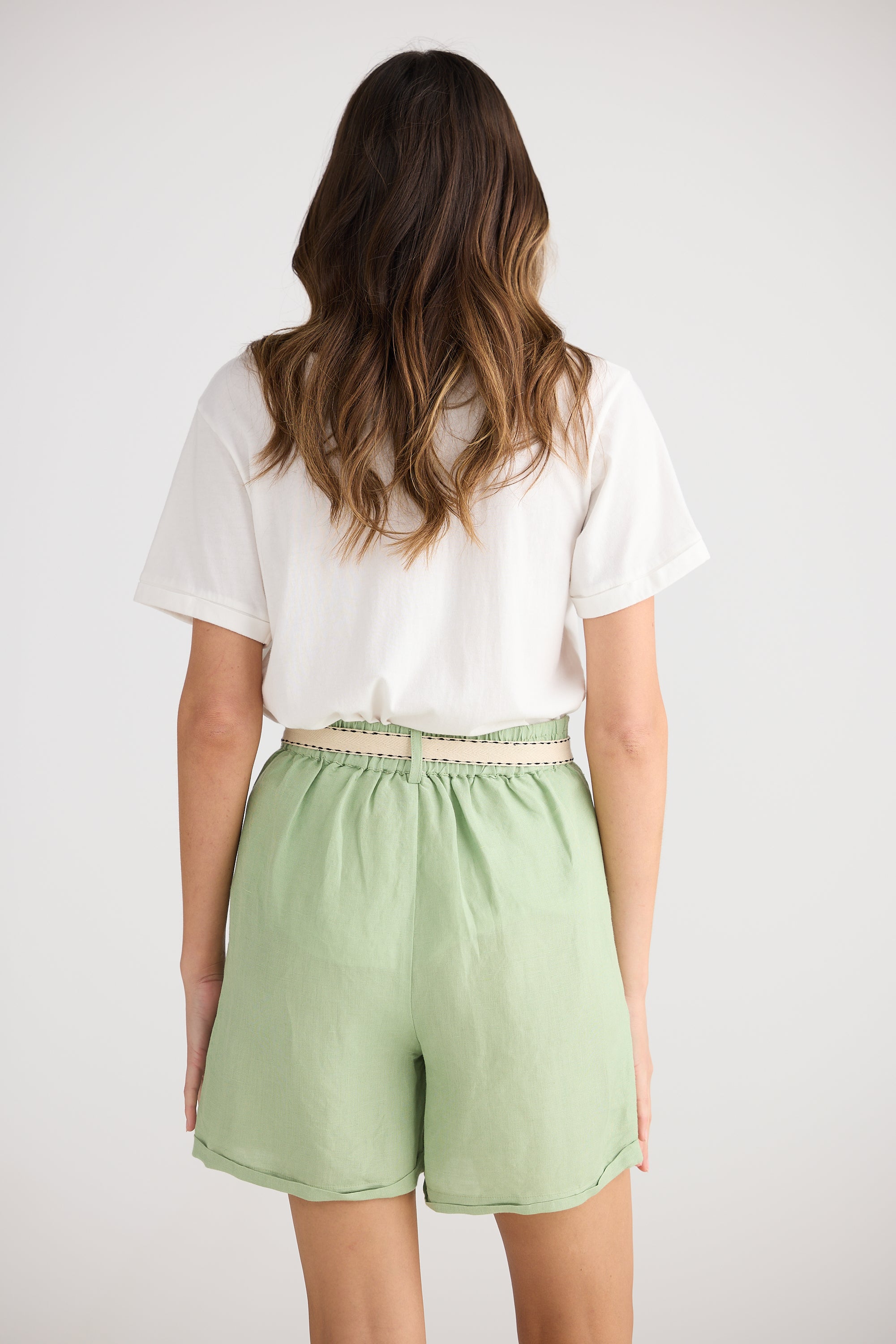 Positano Shorts - Sage Green