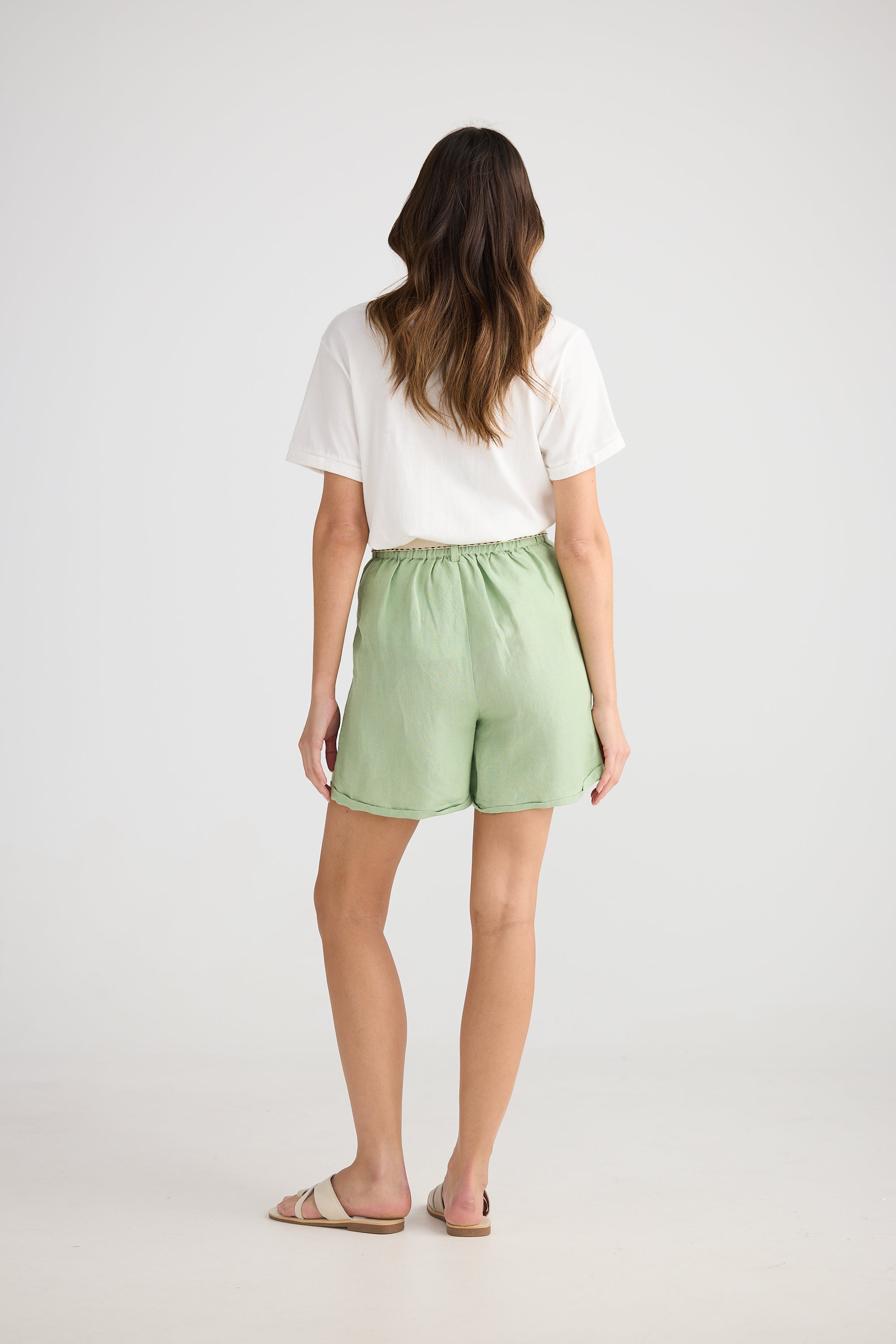 Positano Shorts - Sage Green