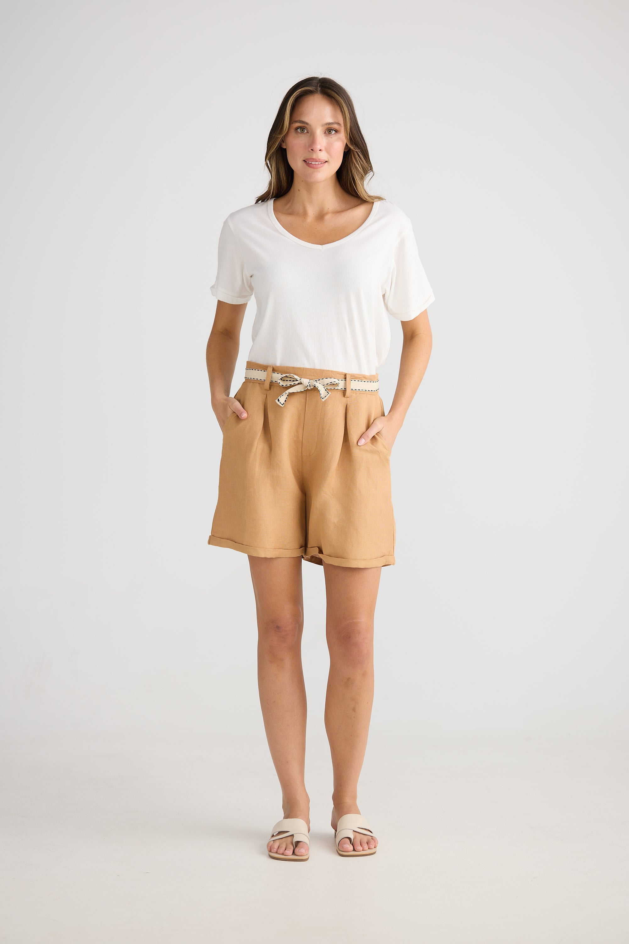 Positano Shorts - Sand