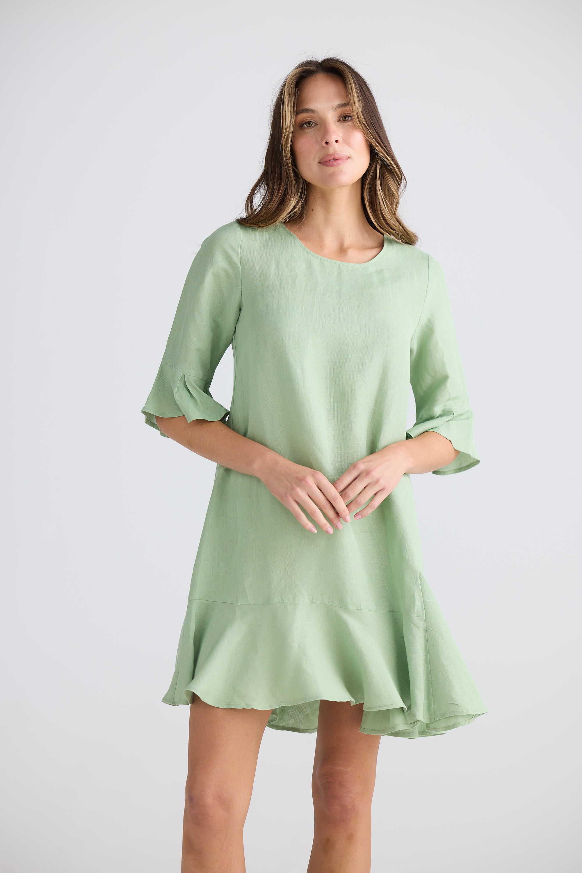 Lecce Dress - Sage Green