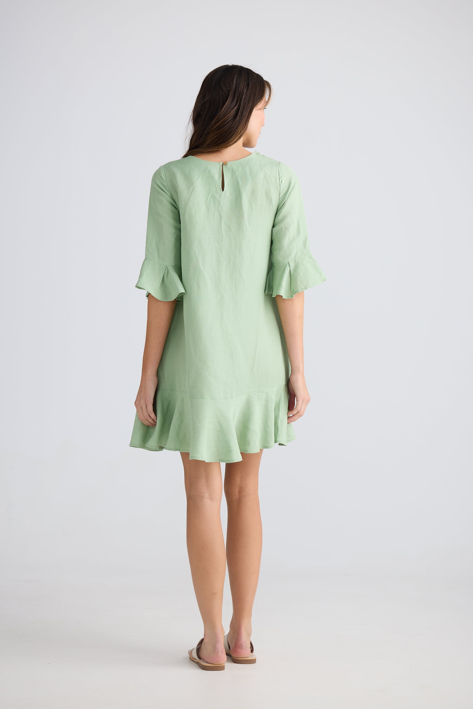 Lecce Dress - Sage Green