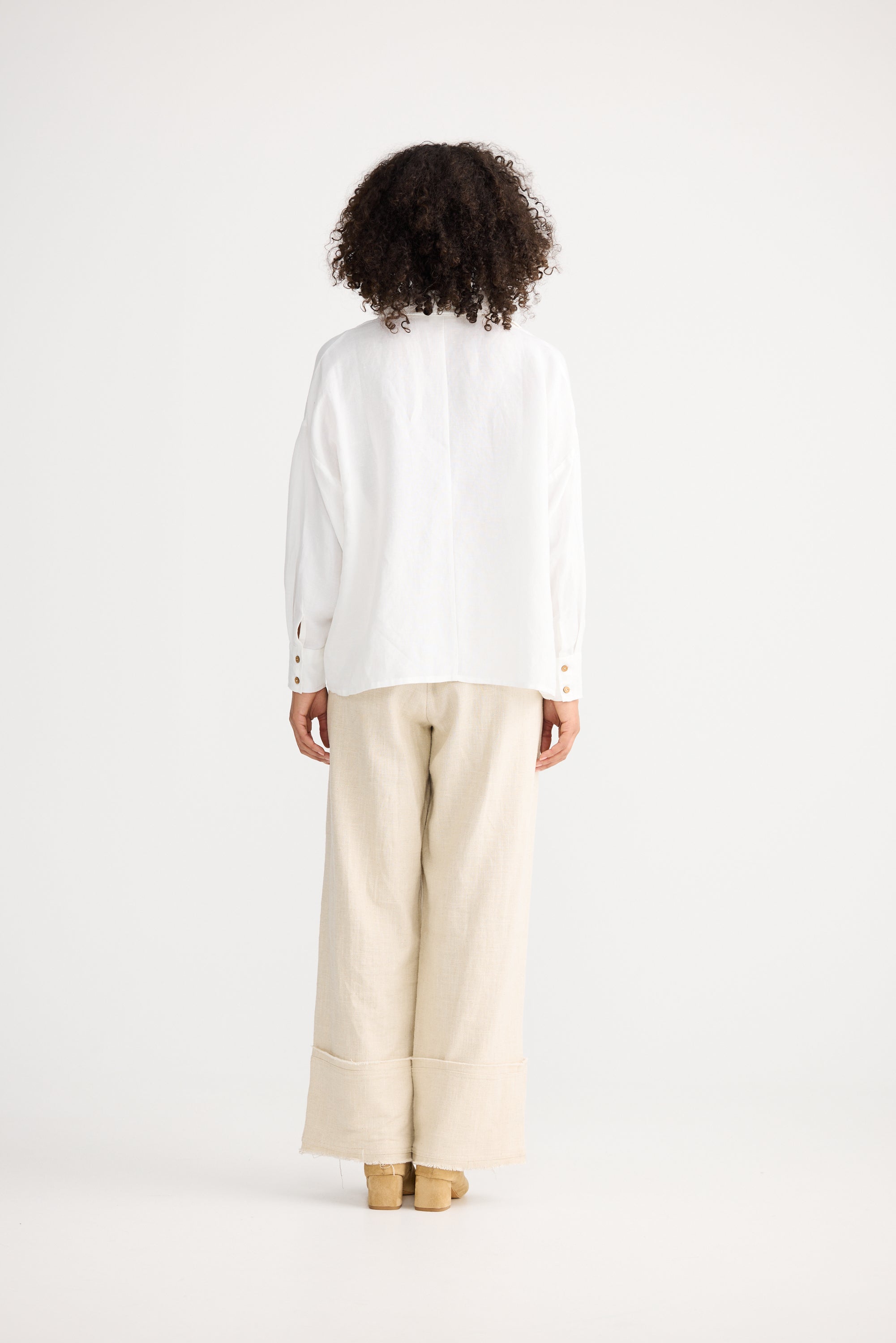 Wander Top Long Sleeve Top - White