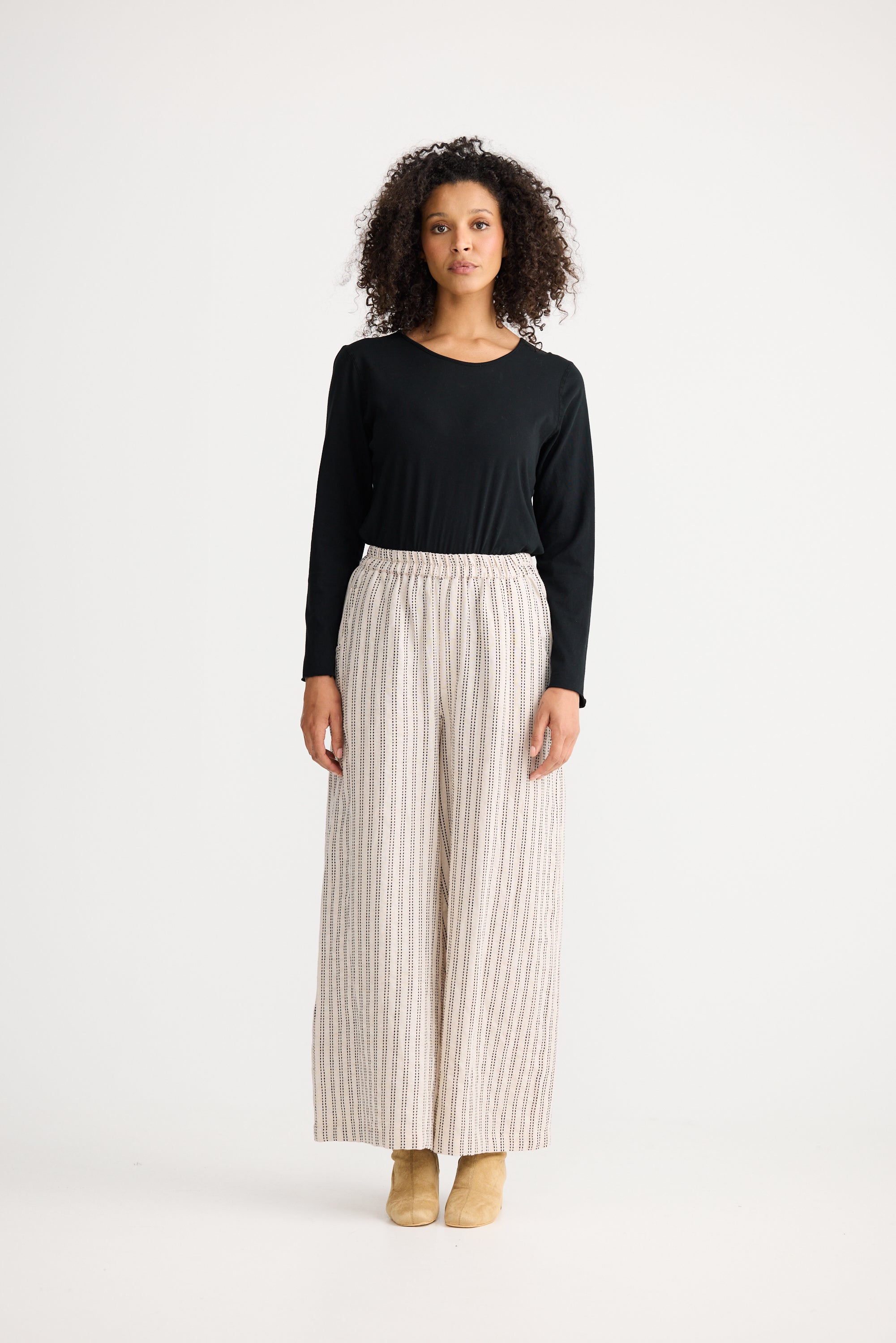 Positano Pants - Natural Stitch