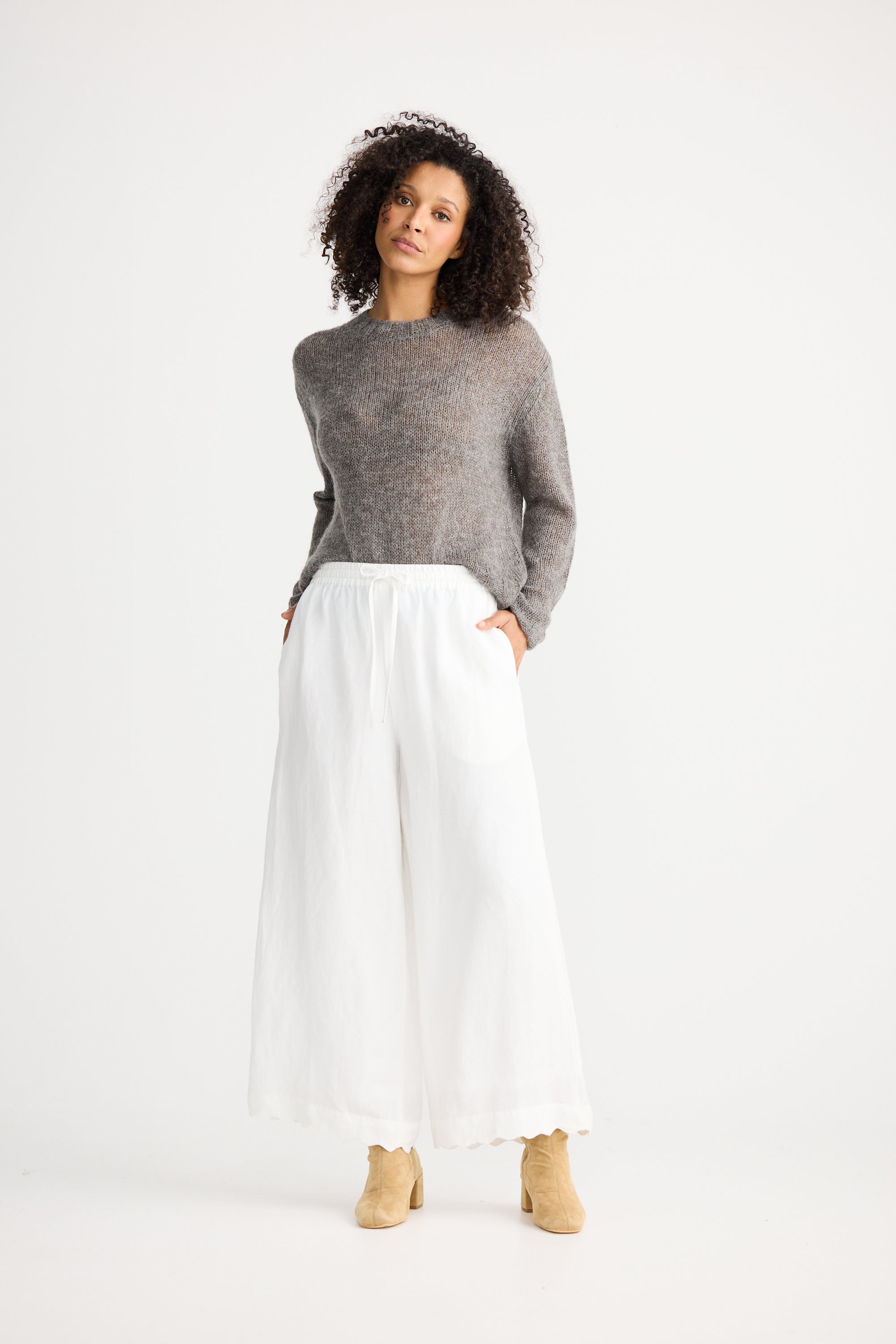 Sardinia Pant - White