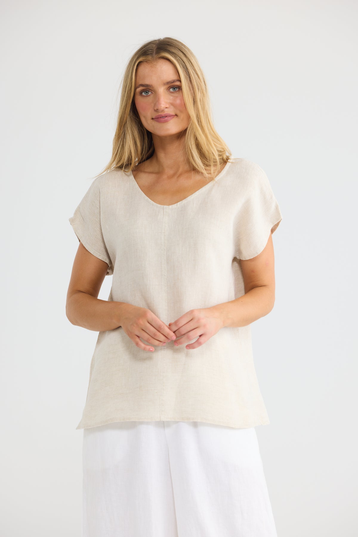 Havana Tee - Natural Linen