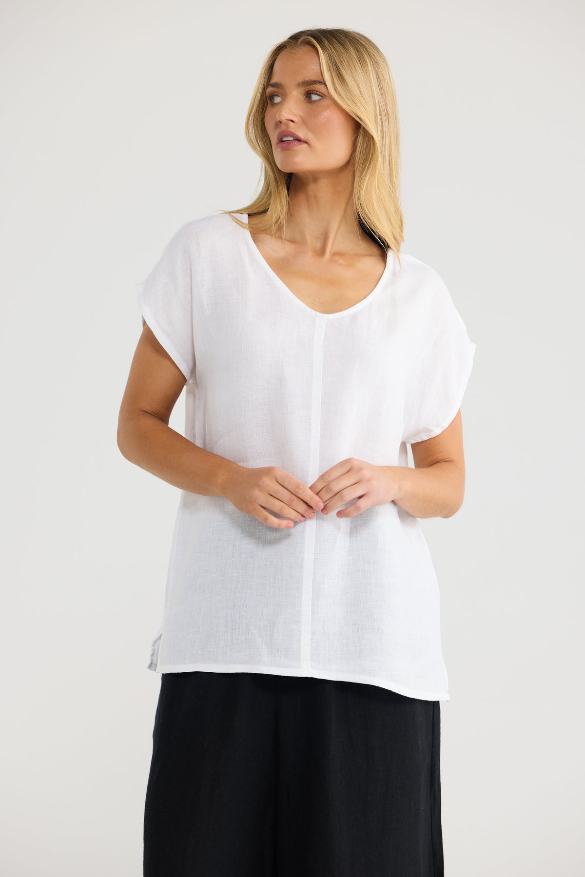 Havana Tee - White Linen