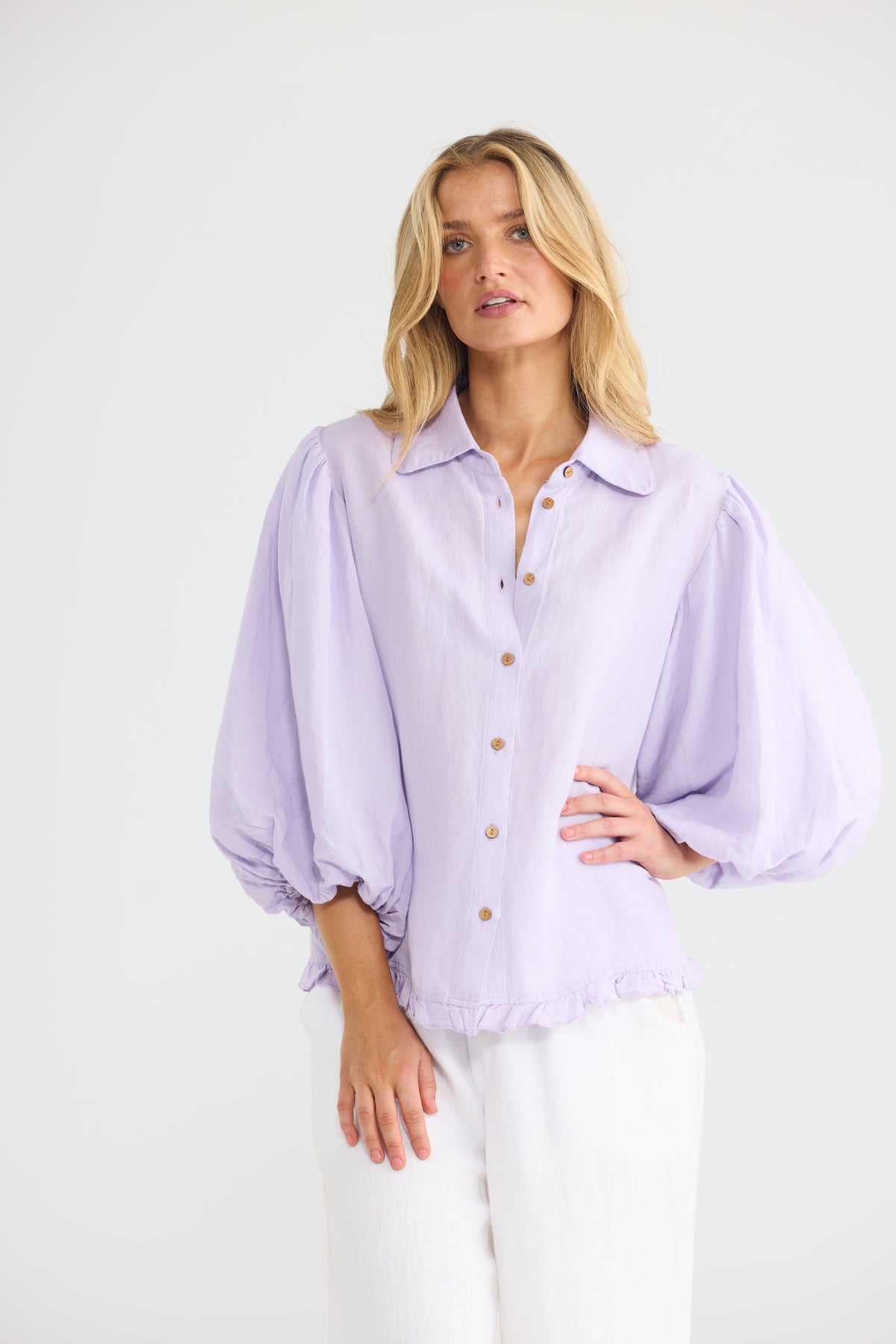 Alina Shirt - Lavender