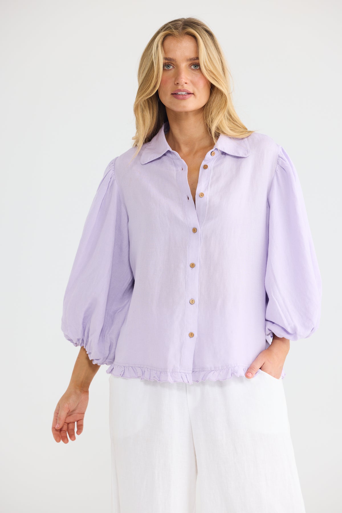 Alina Shirt - Lavender