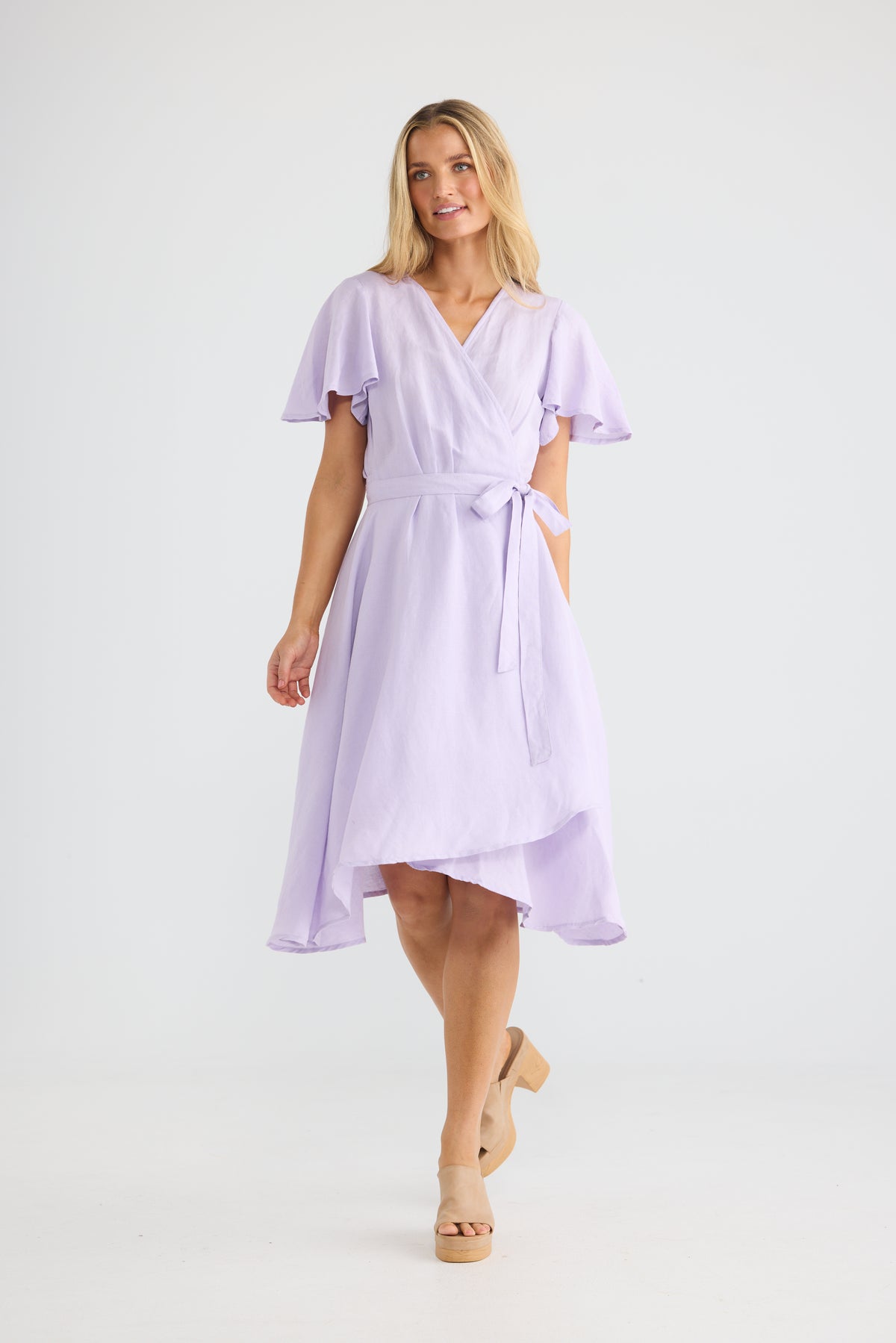 Mandalay Wrap Dress - Lavender