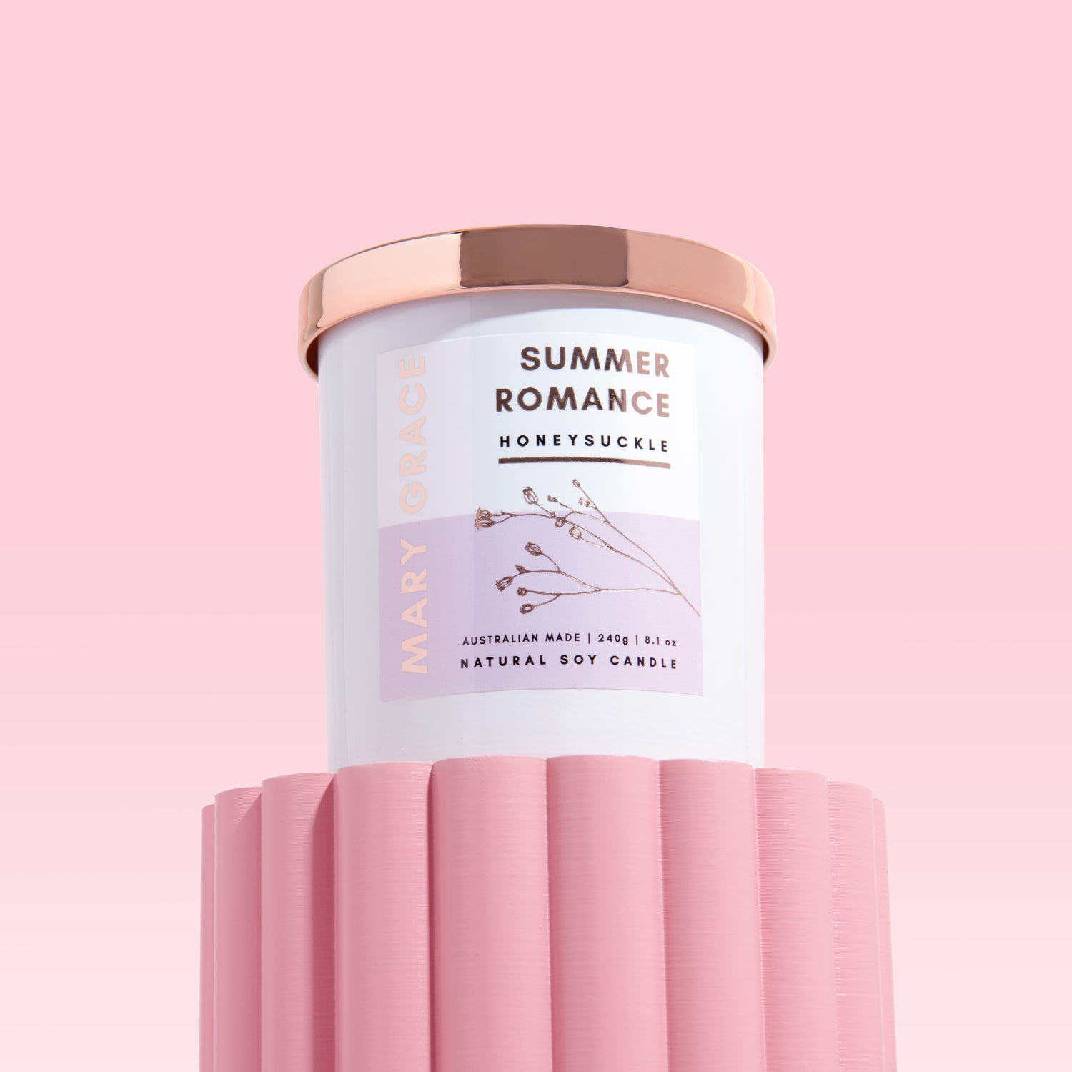 Summer Romance Jar Candle - Japanese Honeysuckle