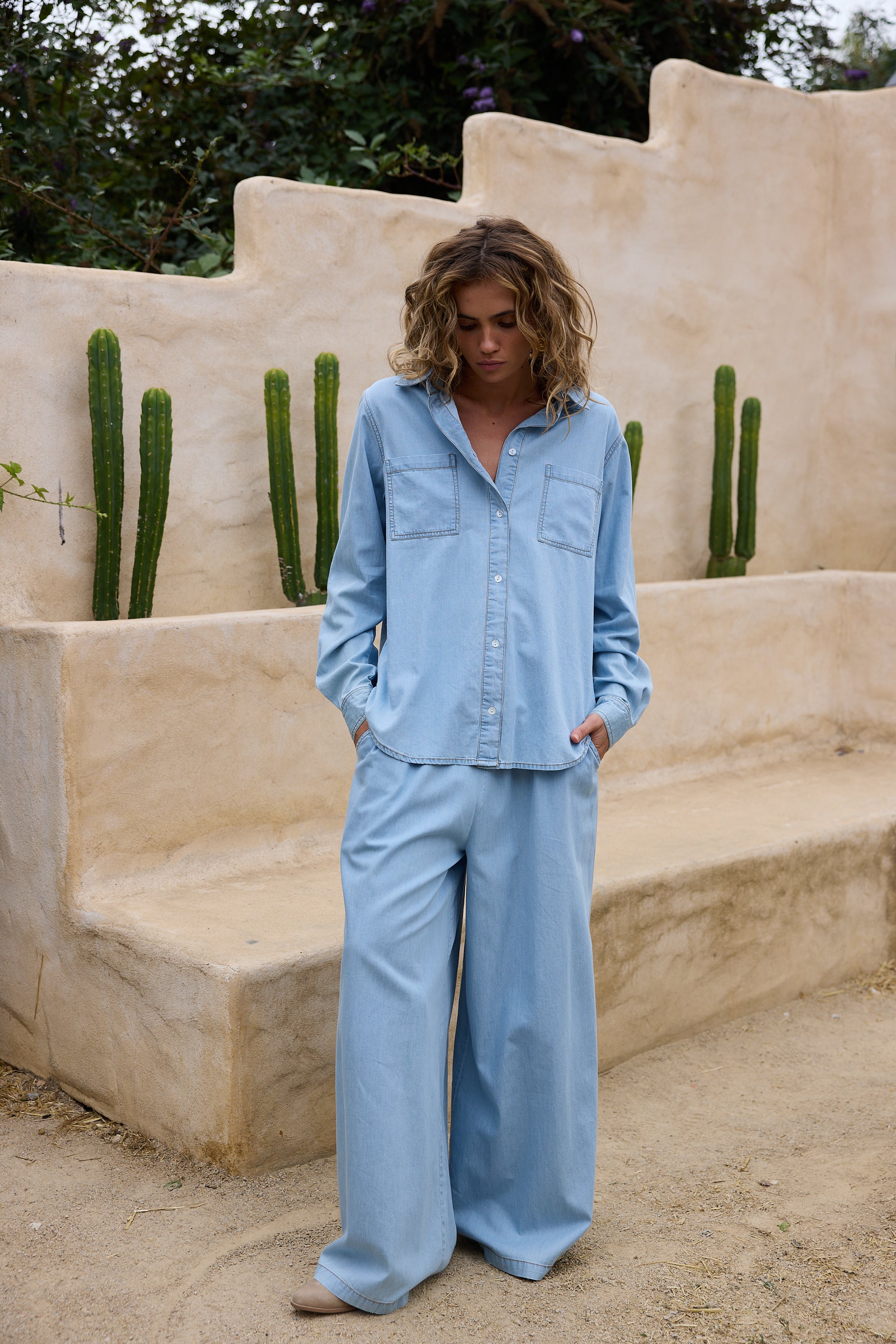Whiplash Shirt - Light Denim