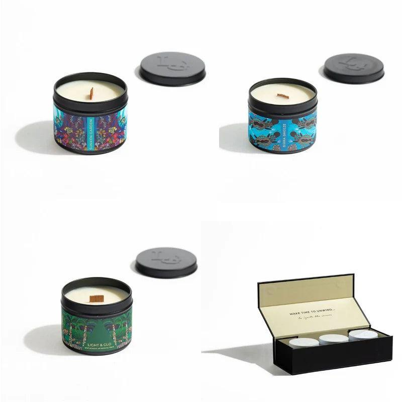 Soul Australiana Travel Candle Trio Gift Set Tidal Pool Driftings