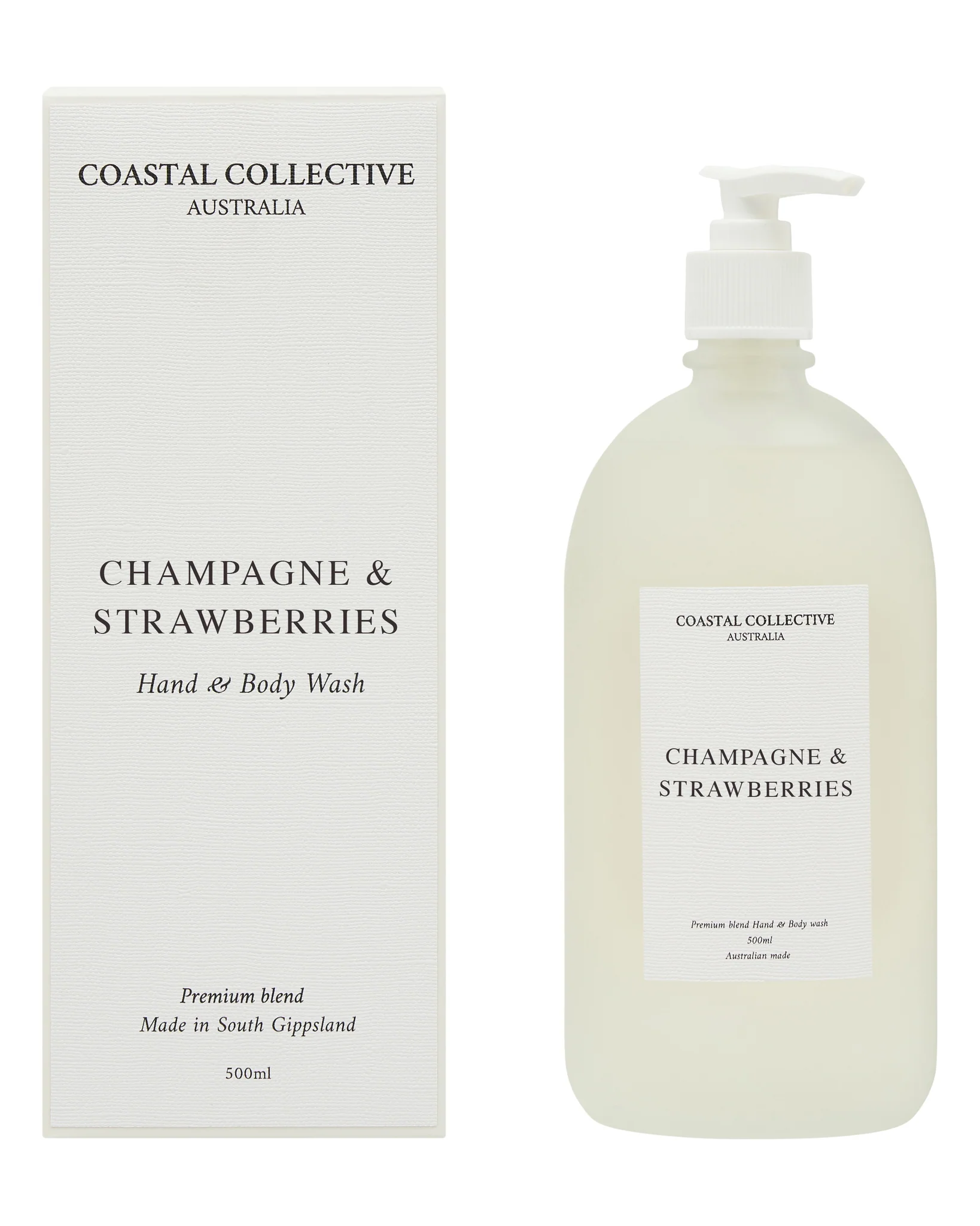 Hand & Body Wash 500ml - Champagne & Strawberries