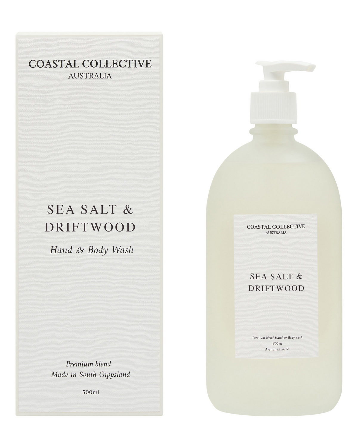 Hand & Body Wash 500ml - Sea Salt & Driftwood
