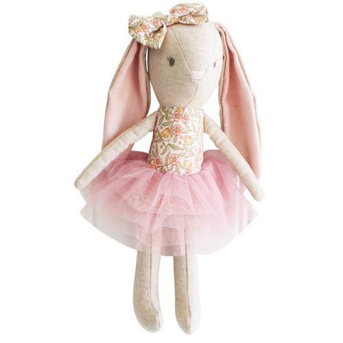Linen Baby Pearl Toy - Blossom Lily Pink