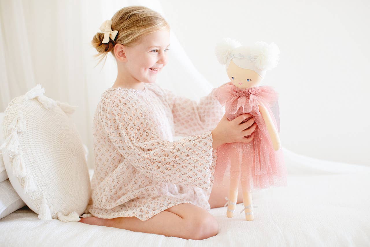 Ava Angel Doll - Blush Silver