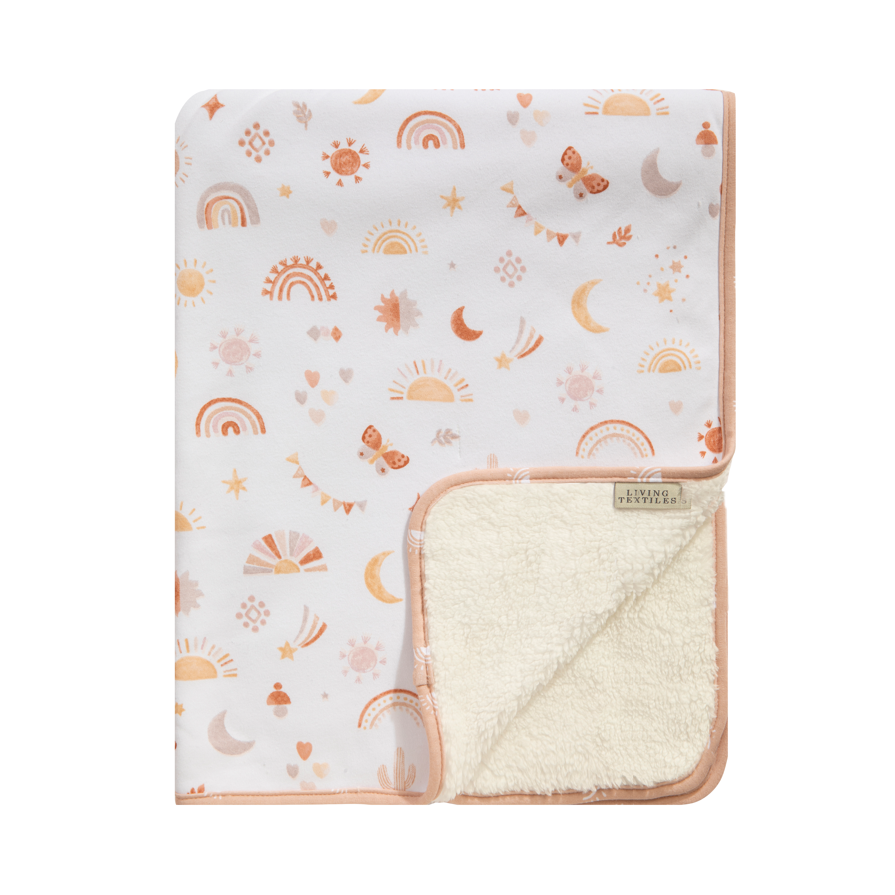 Jersey Sherpa Blanket - Bohemian Bliss