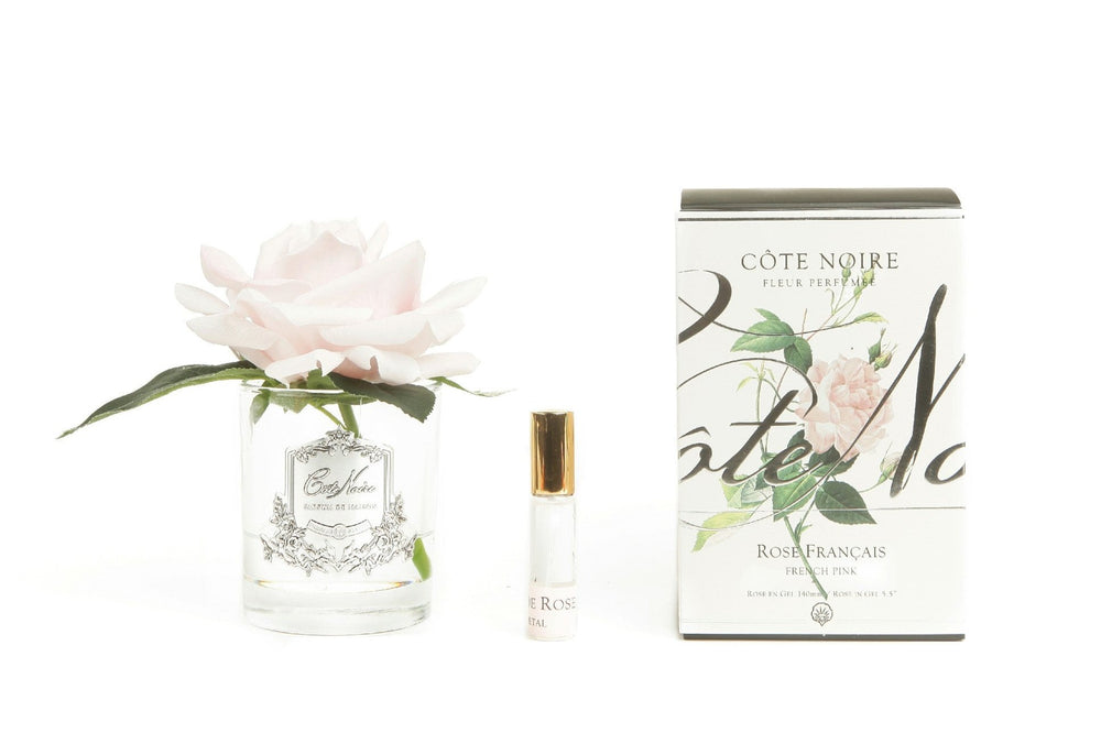 Perfumed Natural Touch Single Rose - Clear - French Pink