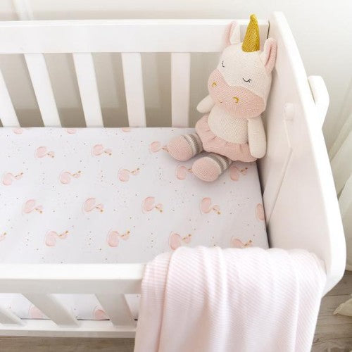 Jersey Bassinet Fitted Sheets Swan Princess